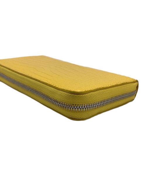 RODANIA（ロダニア）RODANIA (ロダニア) ジップウォレット イエローの古着・服飾アイテム