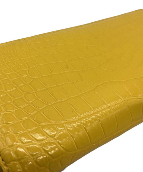 RODANIA（ロダニア）RODANIA (ロダニア) ジップウォレット イエローの古着・服飾アイテム