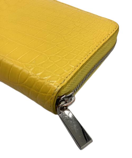 RODANIA（ロダニア）RODANIA (ロダニア) ジップウォレット イエローの古着・服飾アイテム