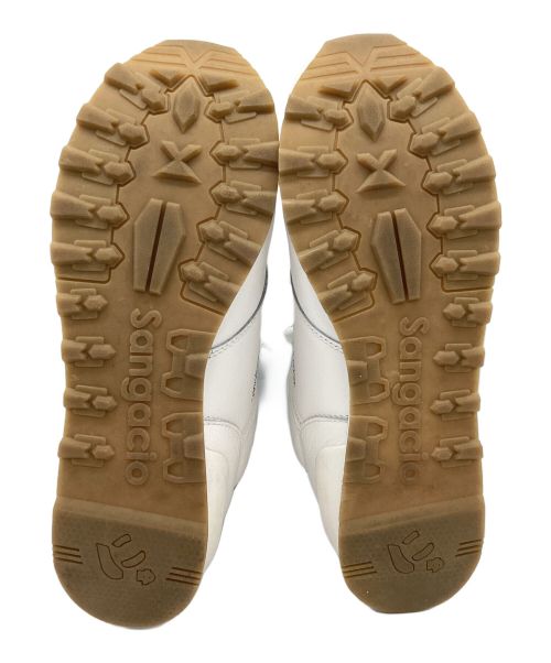 Sangacio（サンガッチョ）Sangacio (サンガッチョ) JEAN-MICHEL (ジャン・ミッシェル) ローカットスニーカー にゅ～ず バスキア ホワイト サイズ:SIZE 27の古着・服飾アイテム