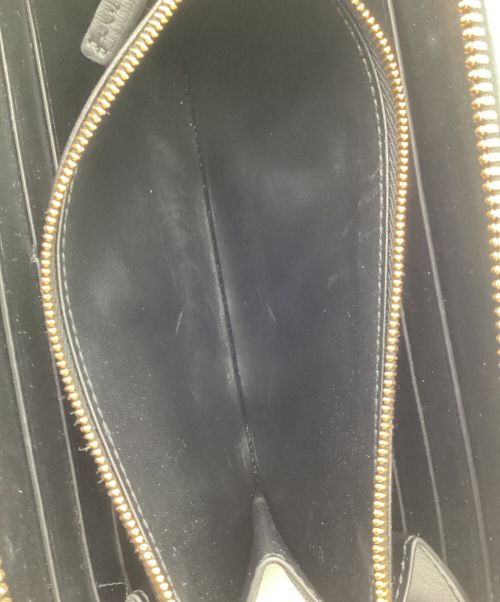 BOTTEGA VENETA（ボッテガベネタ）BOTTEGA VENETA (ボッテガベネタ) 長財布 イントレチャート ブラックの古着・服飾アイテム