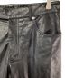 中古・古着 MM6 Maison Margiela (エムエムシックス メゾンマルジェラ) レザーパンツ ブラック サイズ:42：11000円