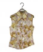 MIU MIUミュウミュウ）の古着「ノースリーブシャツ」｜マルチカラー