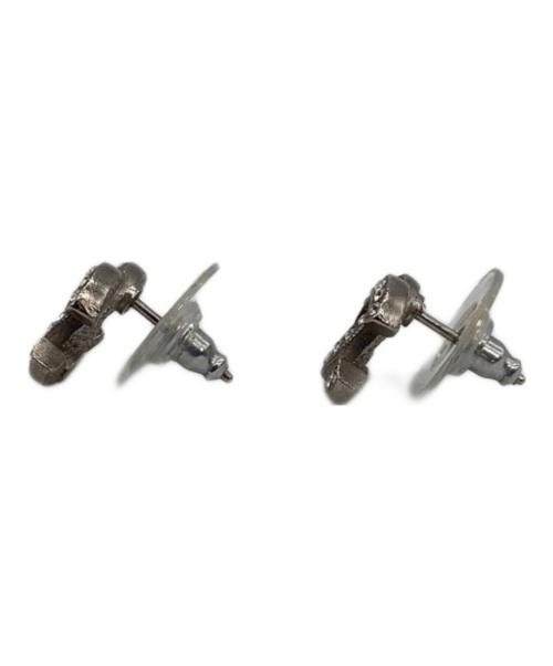 CHANEL（シャネル）CHANEL (シャネル) ココマークインストーンピアス シルバーの古着・服飾アイテム