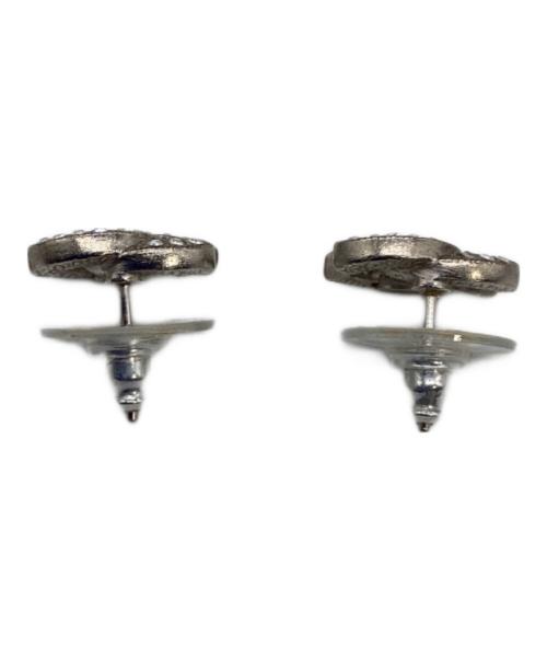 CHANEL（シャネル）CHANEL (シャネル) ココマークインストーンピアス シルバーの古着・服飾アイテム