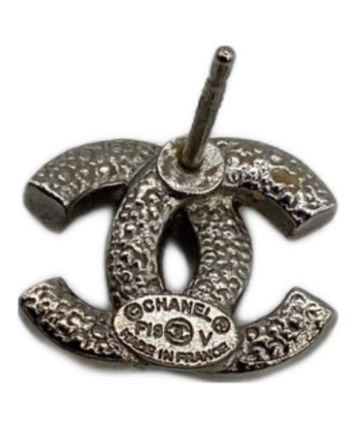 CHANEL（シャネル）CHANEL (シャネル) ココマークインストーンピアス シルバーの古着・服飾アイテム