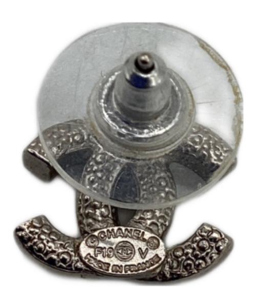 CHANEL（シャネル）CHANEL (シャネル) ココマークインストーンピアス シルバーの古着・服飾アイテム