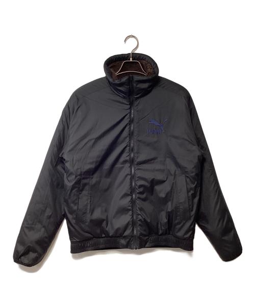PUMA（プーマ）PUMA (プーマ) リバーシブルボアジャケット ブラウン×ブラック サイズ:L 未使用品の古着・服飾アイテム