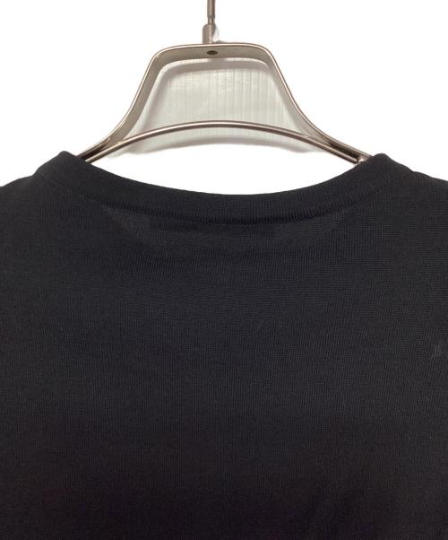 LEONARD（レオナール）LEONARD (レオナール) シルク混カーディガン ブラック×ピンク サイズ:SIZE LLの古着・服飾アイテム