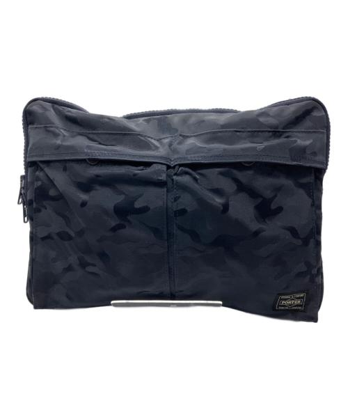 PORTER（ポーター）PORTER (ポーター) LOWERCASE (ロウワーケース) ドキュメントケース ネイビーの古着・服飾アイテム