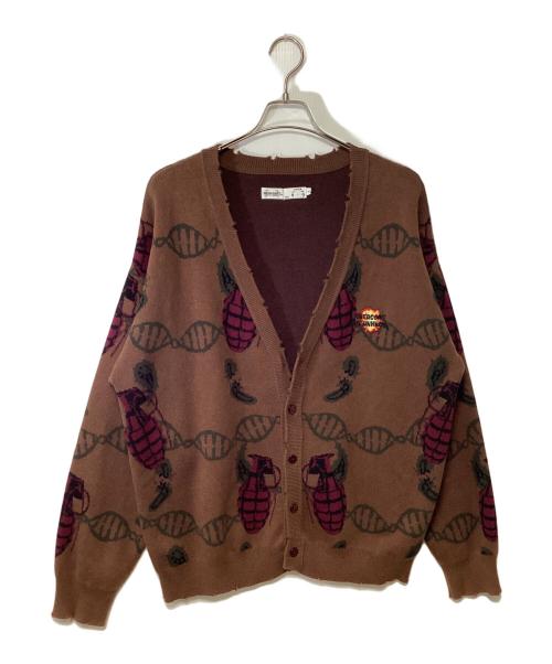 HIGH-GATE（ハイゲート）HIGH-GATE (ハイゲート) ニットカーディガン ブラウン サイズ:1の古着・服飾アイテム