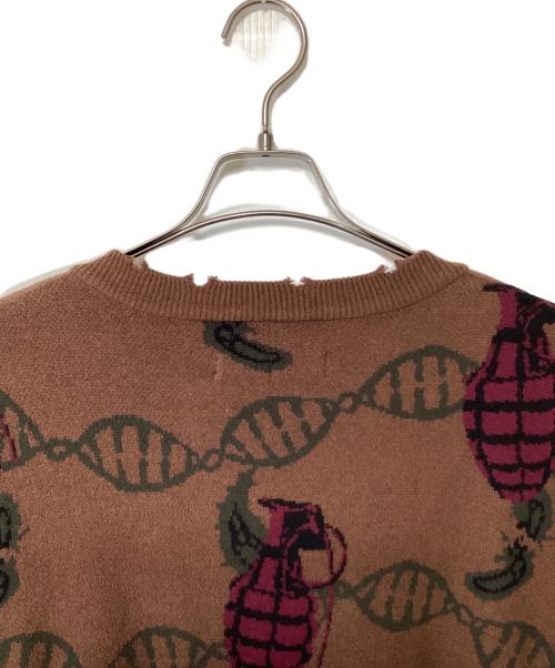 HIGH-GATE（ハイゲート）HIGH-GATE (ハイゲート) ニットカーディガン ブラウン サイズ:1の古着・服飾アイテム