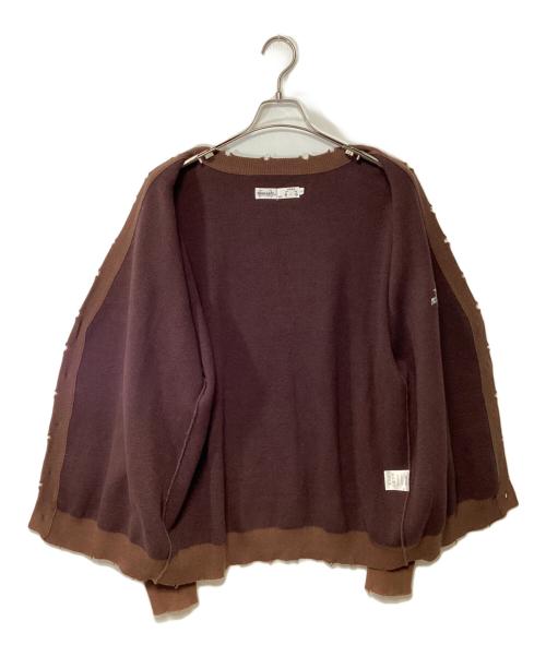 HIGH-GATE（ハイゲート）HIGH-GATE (ハイゲート) ニットカーディガン ブラウン サイズ:1の古着・服飾アイテム