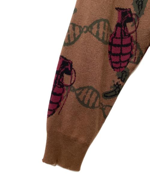 HIGH-GATE（ハイゲート）HIGH-GATE (ハイゲート) ニットカーディガン ブラウン サイズ:1の古着・服飾アイテム