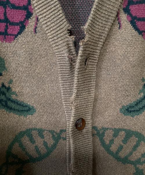 HIGH-GATE（ハイゲート）HIGH-GATE (ハイゲート) ニットカーディガン ブラウン サイズ:1の古着・服飾アイテム