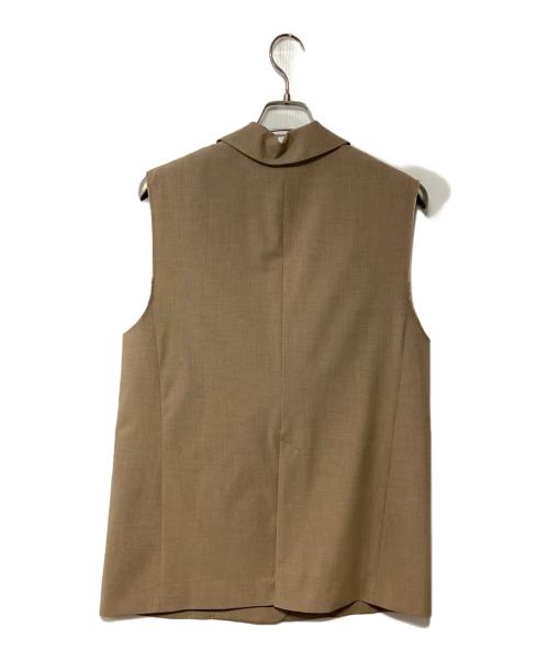 SLOBE IENA（スローブ イエナ）SLOBE IENA (スローブ イエナ) ダブルブレストベスト ライトブラウン サイズ:SIZE Fの古着・服飾アイテム