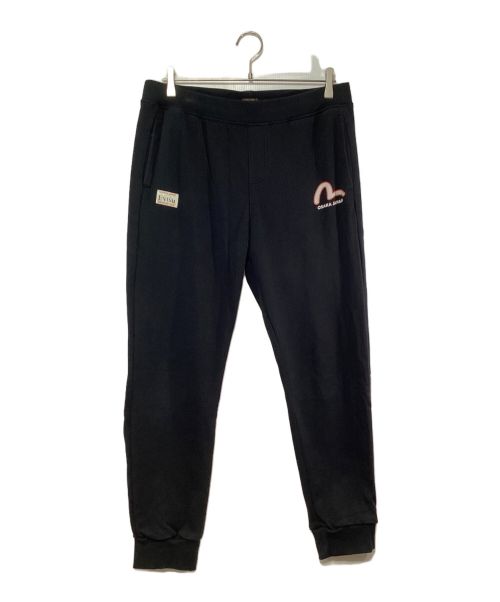 EVISU（エヴィス）EVISU (エビス) 大黒プリントスウェットパンツ ブラック サイズ:SIZE Lの古着・服飾アイテム