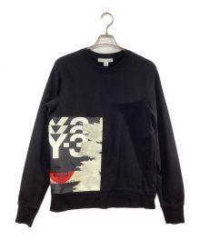 Y-3（ワイスリー）の古着「CH1 GFX CREW SWEATSHIRT」｜ブラック