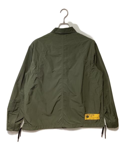 G-STAR RAW（ジースターロゥ）G-STAR RAW (ジースターロゥ) 2 Flap Pocket Relaxed Overshirt カーキ サイズ:Lの古着・服飾アイテム