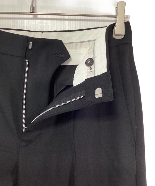 BLAMINK（ブラミンク）BLAMINK (ブラミンク) ウールポリウレタンリブヘムパンツ ブラック サイズ:SIZE 36の古着・服飾アイテム