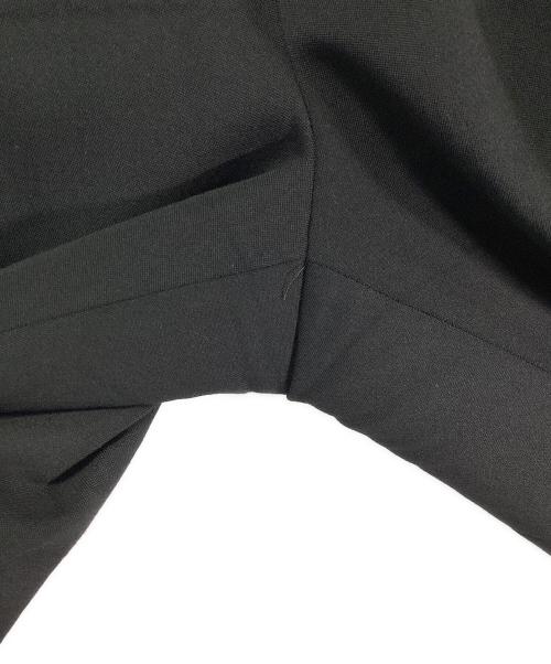 BLAMINK（ブラミンク）BLAMINK (ブラミンク) ウールポリウレタンリブヘムパンツ ブラック サイズ:SIZE 36の古着・服飾アイテム