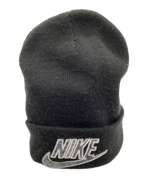 NIKE（ナイキ）NIKE (ナイキ) SUPREME (シュプリーム) ニット帽 ブラックの古着・服飾アイテム