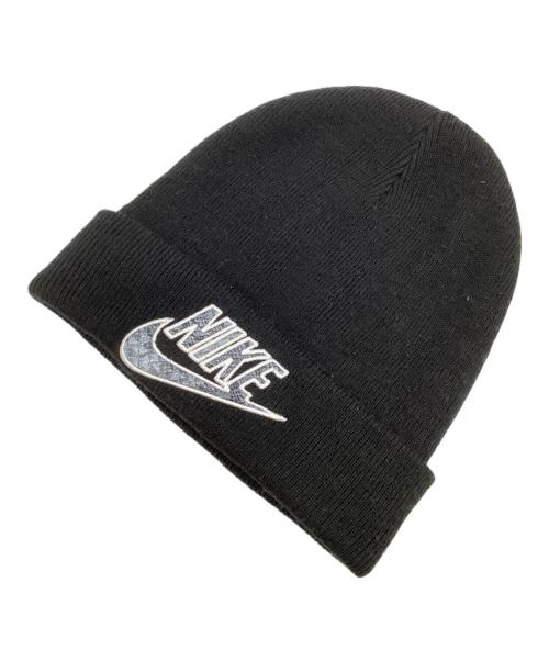 NIKE（ナイキ）NIKE (ナイキ) SUPREME (シュプリーム) ニット帽 ブラックの古着・服飾アイテム