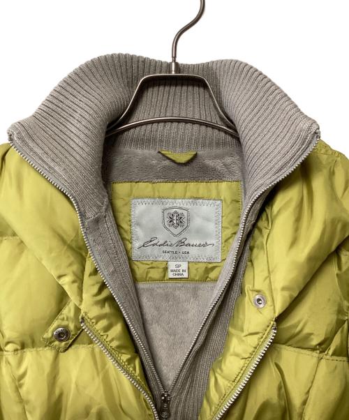 Eddie Bauer（エディーバウアー）Eddie Bauer (エディーバウアー) ダウンジャケット 黄緑 サイズ:SPの古着・服飾アイテム