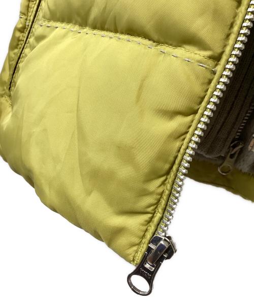 Eddie Bauer（エディーバウアー）Eddie Bauer (エディーバウアー) ダウンジャケット 黄緑 サイズ:SPの古着・服飾アイテム