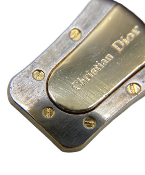 Christian Dior（クリスチャン ディオール）Christian Dior (クリスチャン ディオール) ペンダントトップ　プレートモチーフ シルバーカラー×ゴールドカラーの古着・服飾アイテム