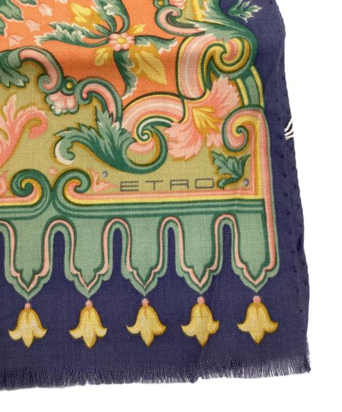 ETRO（エトロ）ETRO (エトロ) シルク混ストール マルチカラー 未使用品の古着・服飾アイテム