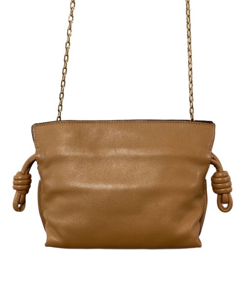 LOEWE（ロエベ）LOEWE (ロエベ) FLAMENCO CLUTCH NANO ブラウンの古着・服飾アイテム