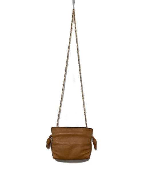 LOEWE（ロエベ）LOEWE (ロエベ) FLAMENCO CLUTCH NANO ブラウンの古着・服飾アイテム