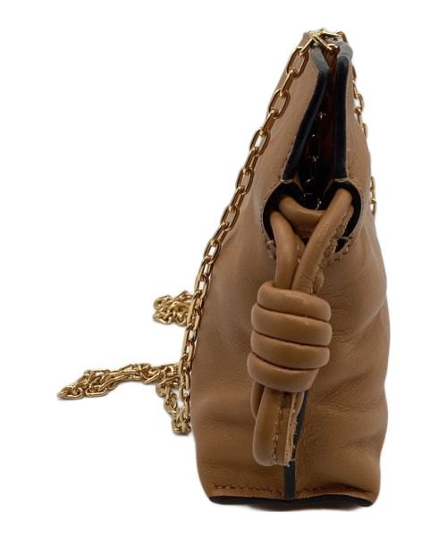 LOEWE（ロエベ）LOEWE (ロエベ) FLAMENCO CLUTCH NANO ブラウンの古着・服飾アイテム