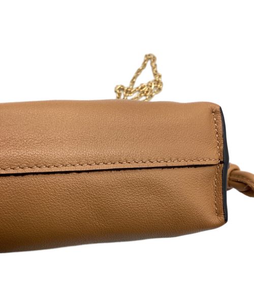 LOEWE（ロエベ）LOEWE (ロエベ) FLAMENCO CLUTCH NANO ブラウンの古着・服飾アイテム