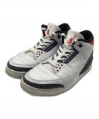 NIKEナイキ）の古着「AIR JORDAN 3 RETRO SE-T」｜ホワイト×レッド