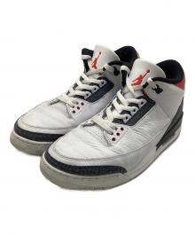 NIKE（ナイキ）の古着「AIR JORDAN 3 RETRO SE-T」｜ホワイト×レッド
