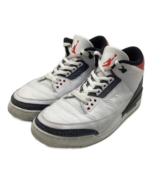 NIKE（ナイキ）NIKE (ナイキ) AIR JORDAN 3 RETRO SE-T ホワイト×レッド サイズ:29の古着・服飾アイテム
