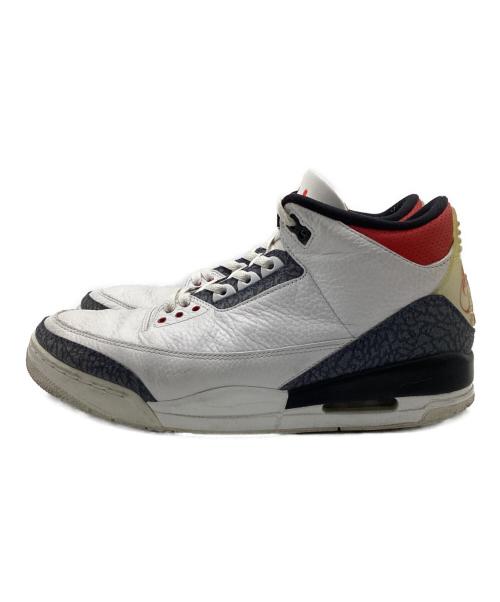 NIKE（ナイキ）NIKE (ナイキ) AIR JORDAN 3 RETRO SE-T ホワイト×レッド サイズ:29の古着・服飾アイテム