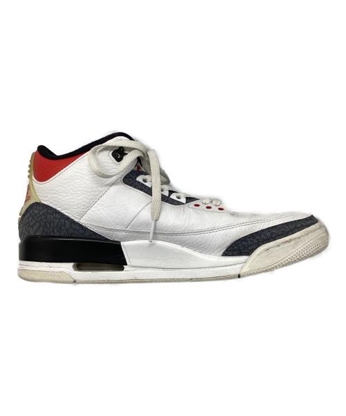NIKE（ナイキ）NIKE (ナイキ) AIR JORDAN 3 RETRO SE-T ホワイト×レッド サイズ:29の古着・服飾アイテム