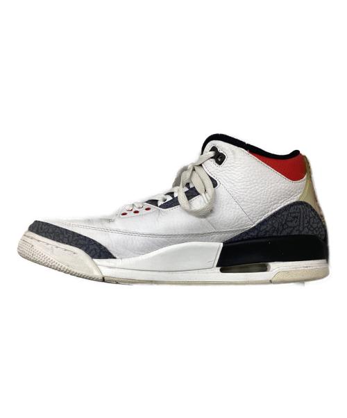 NIKE（ナイキ）NIKE (ナイキ) AIR JORDAN 3 RETRO SE-T ホワイト×レッド サイズ:29の古着・服飾アイテム