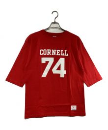 Champion（チャンピオン）の古着「3/4スリーブフットボールTシャツ」｜レッド