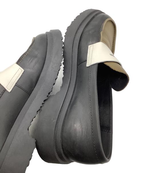 CAMPER（カンペール）CAMPER (カンペール) コインローファー ブラック×オリーブ サイズ:SIZE 38の古着・服飾アイテム