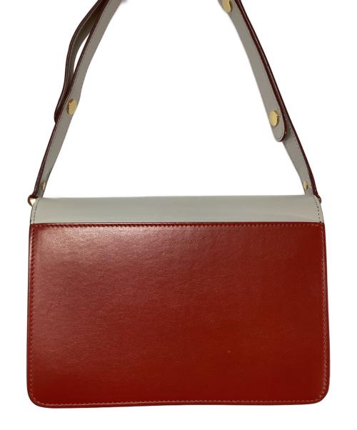 MARNI（マルニ）MARNI (マルニ) ショルダーバッグ レッド×グレーの古着・服飾アイテム