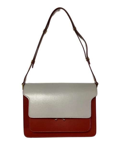 MARNI（マルニ）MARNI (マルニ) ショルダーバッグ レッド×グレーの古着・服飾アイテム