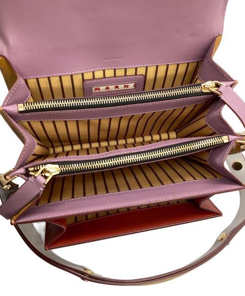 MARNI（マルニ）MARNI (マルニ) ショルダーバッグ レッド×グレーの古着・服飾アイテム