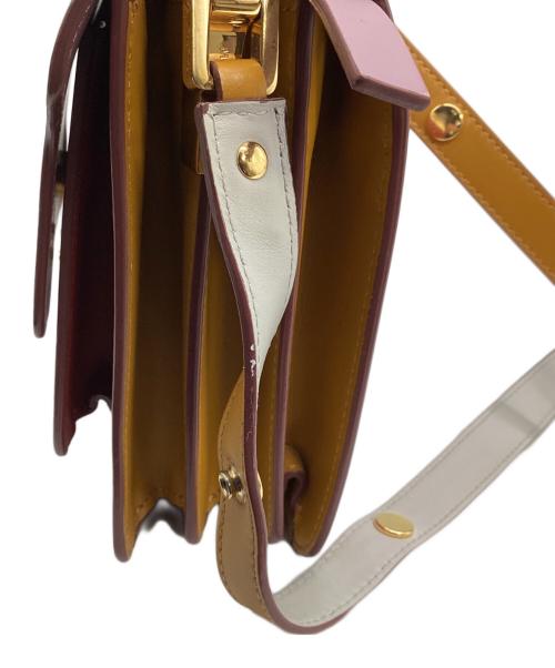 MARNI（マルニ）MARNI (マルニ) ショルダーバッグ レッド×グレーの古着・服飾アイテム