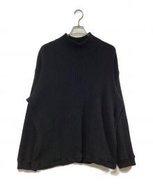 PERS PROJECTS（パースプロジェクト）の古着「ワッフルカットソー」｜ブラック