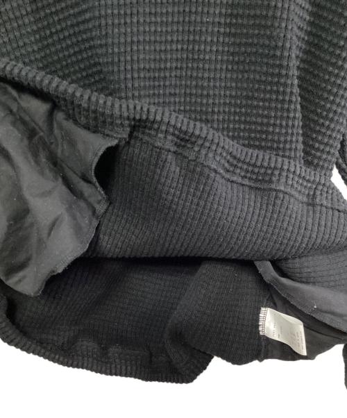 PERS PROJECTS（パースプロジェクト）PERS PROJECTS (パースプロジェクト) ワッフルカットソー ブラック サイズ:SIZE 03の古着・服飾アイテム