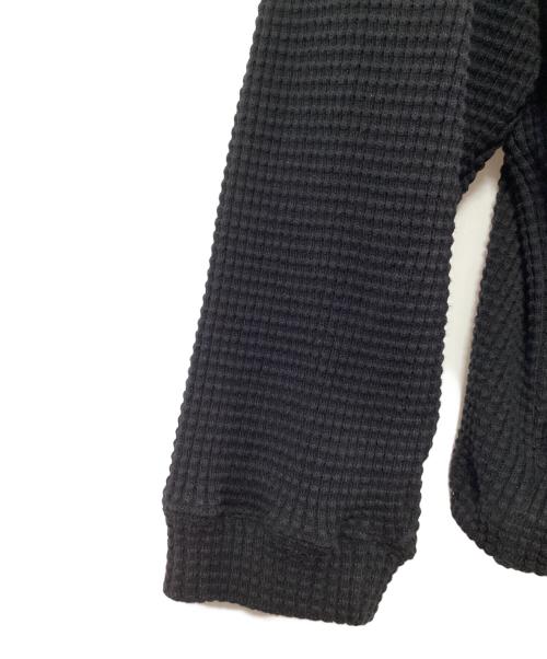 PERS PROJECTS（パースプロジェクト）PERS PROJECTS (パースプロジェクト) ワッフルカットソー ブラック サイズ:SIZE 03の古着・服飾アイテム
